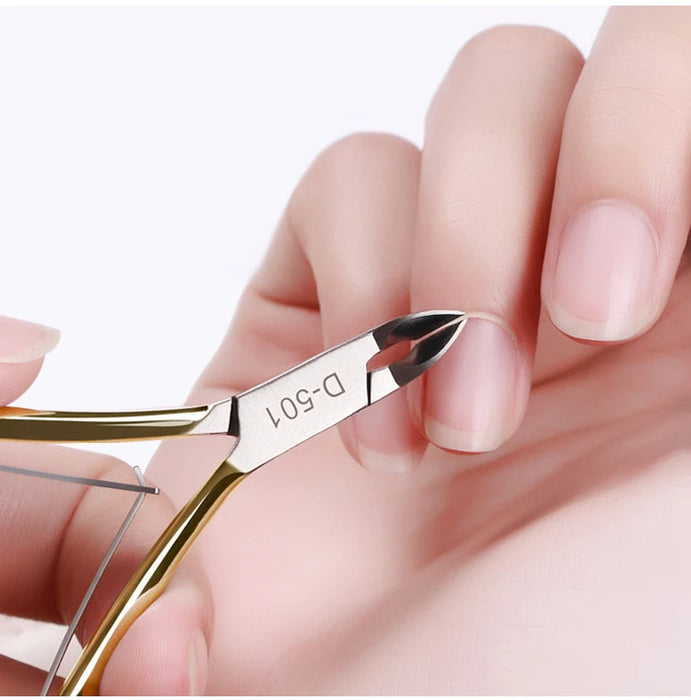 6mm Blade Fingernail Toenail Cuticle Nipper Trimming Stainless Steel Nail Clipper Cutter Cuticle Scissors Plier Manicure Tools