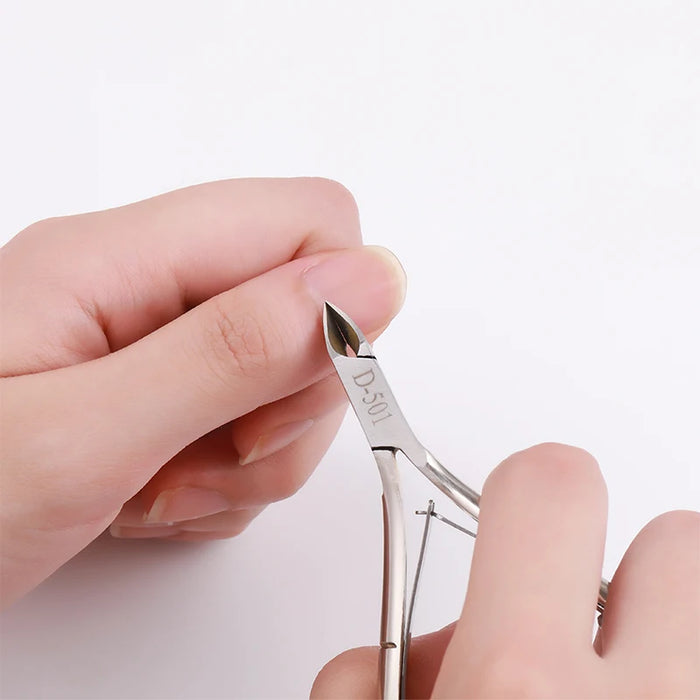 6mm Blade Fingernail Toenail Cuticle Nipper Trimming Stainless Steel Nail Clipper Cutter Cuticle Scissors Plier Manicure Tools