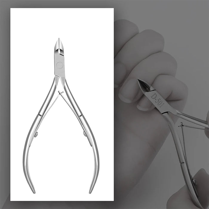 6mm Blade Fingernail Toenail Cuticle Nipper Trimming Stainless Steel Nail Clipper Cutter Cuticle Scissors Plier Manicure Tools