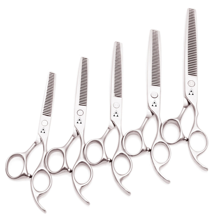 5 5.5 6 6.5 7 7.5 8 Professional Hairdressing Scissors Barber Scissors Hair Cutting Shears Thinning Dog Grooming Scissors 1006#