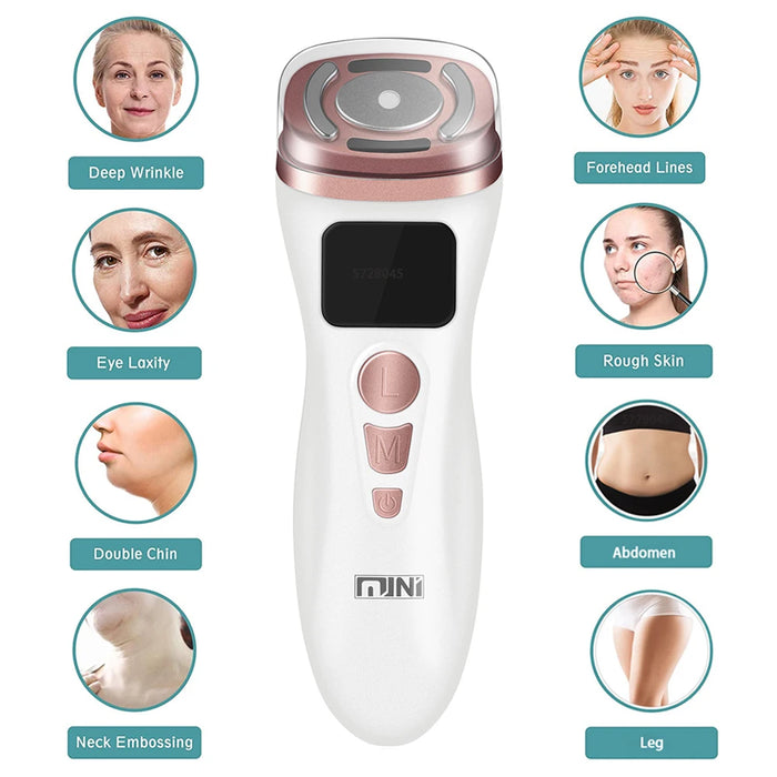 NEW MINI2.0 Machine Ultrasound Machine RF Fadiofrecuencia EMS Microcurrent Lift Firm Tightening Skin Care Product 3 mode