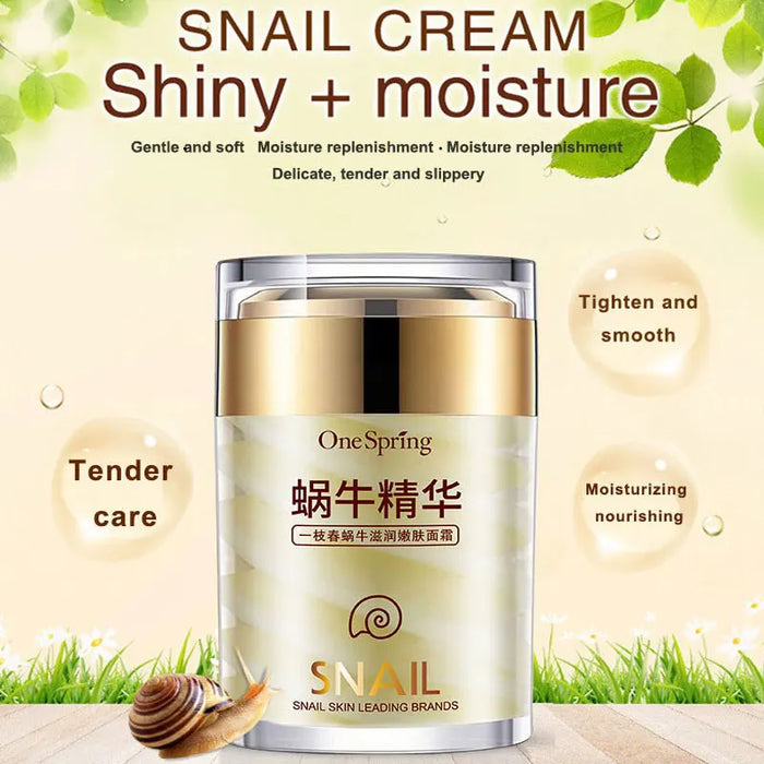 Snai Face Cream + Gold Eye Cream 2pcs/Lot for Eye Bags Aloe Vera Dark Circles Moisturizing Eye Care