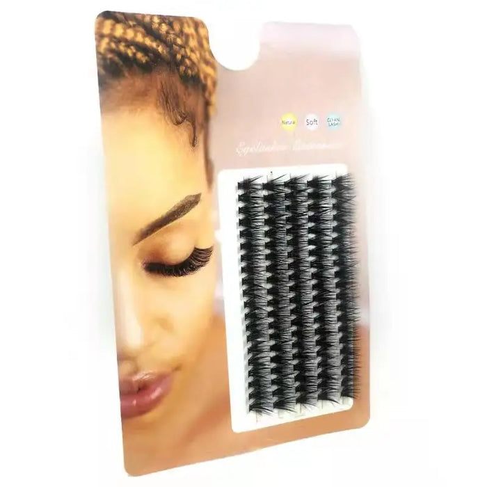 100Pcs Professional Makeup Individual C/D/DD Cluster EyeLashes Grafting False Eyelashes eyelash extension individual lash bunch