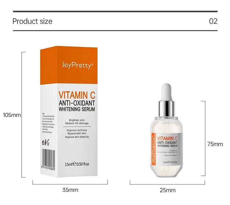 Vitamin C Serum for Face Whitening Dark Spot Remover Hyaluronic Acid Facial Essence Skin Care Beauty Korean Cosmetics