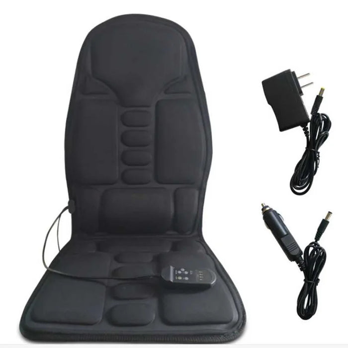 Home Office Massage Chair Cussion Machine Electric Heating Vibrating Neck massager Back Car mat Pain Relief reliever pads