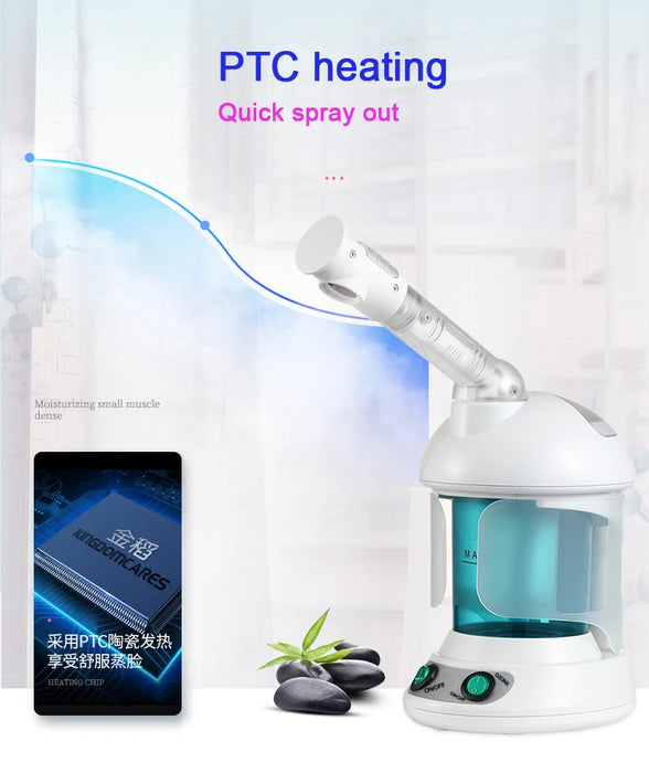 Portable Nebulizer Skin Care cleaning Vaporizer Facial Steamer Face Spa Vapor Steam Moisturizer Humidifier Steaming Device