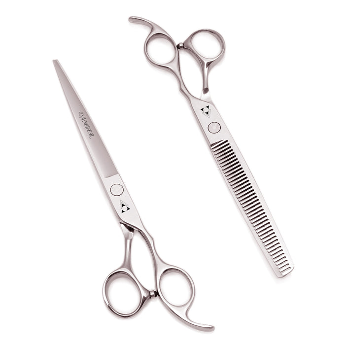 5 5.5 6 6.5 7 7.5 8 Professional Hairdressing Scissors Barber Scissors Hair Cutting Shears Thinning Dog Grooming Scissors 1006#