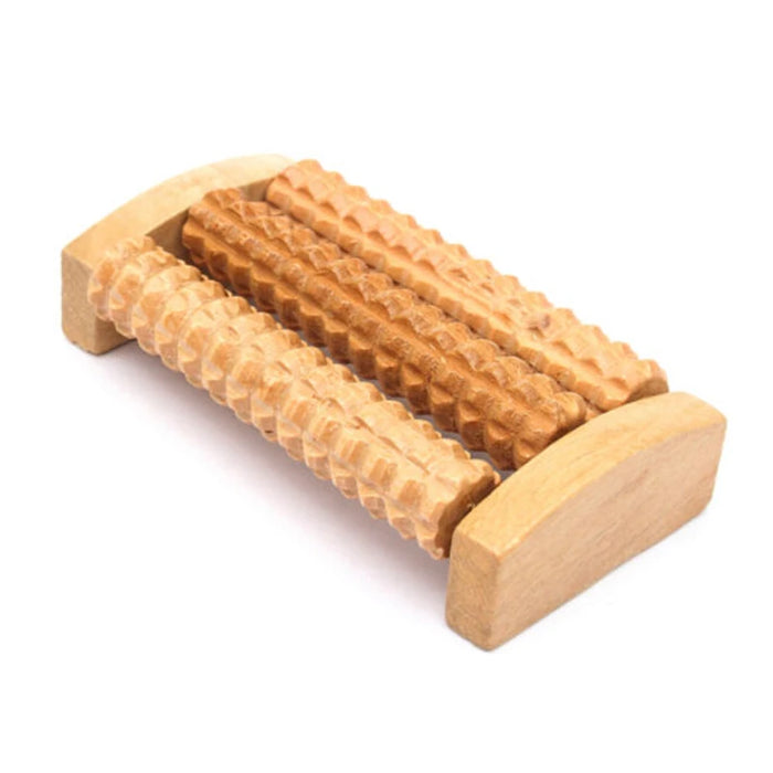 14cm Small Cheap Wooden Foot Roller Wood Care Massage Reflexology Relax Relief Massager Spa Gift Foot Massage Tool