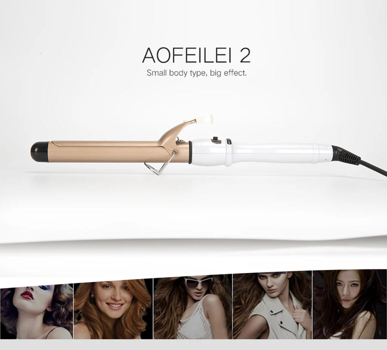 Aofeilei 19-38mm Ceramic Electric Hair Curlers 38mm Big Curl Curling Iron 19mm Hair Culers 25mm Curling Iron 32mm 28mm