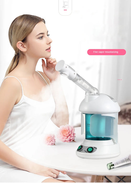 Portable Nebulizer Skin Care cleaning Vaporizer Facial Steamer Face Spa Vapor Steam Moisturizer Humidifier Steaming Device