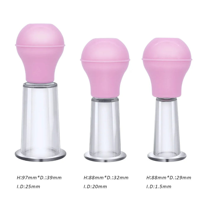 Facial Massage Cups Rubber Vacuum Cupping Skin Lifting Anti Cellulite Massager for Face Pvc Body Cups Skin Scraping Massage Jar