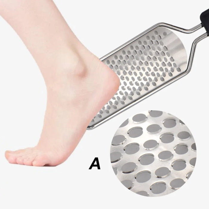 Pedicure Foot File Callus Remover Large Foot Rasp Colossal Foot Grater Scrubber Pro Stainless Steel Callus File for Wet Dry Feet