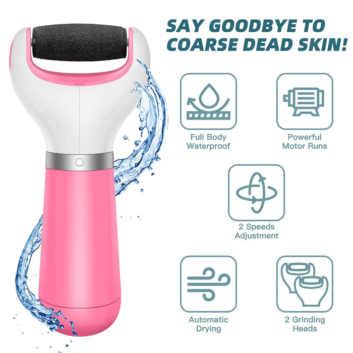 Foot Care Tool Electric Foot File Foot Callouses Dead Skin Remover Shaver Remove Dry Dead Hard Cracked Skin Safe and Painless