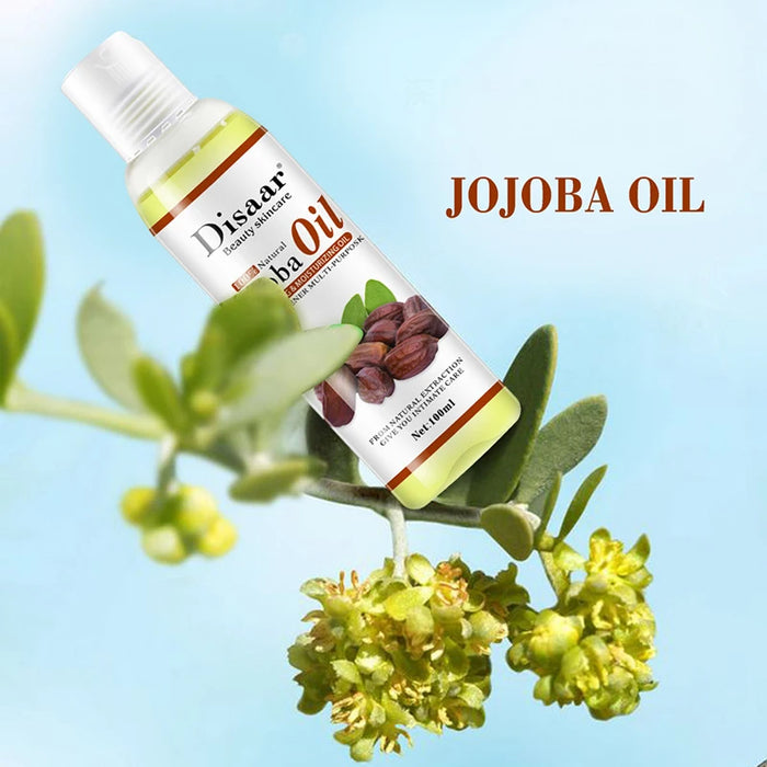 Natural Organic Jojoba Oil Anti Aging Firming Skin Face Oil Moisturizing Relaxing Massage Oil Hair Repair Skin Care Body Oil