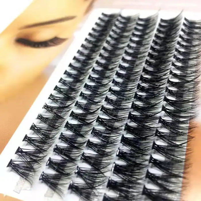 100Pcs Professional Makeup Individual C/D/DD Cluster EyeLashes Grafting False Eyelashes eyelash extension individual lash bunch