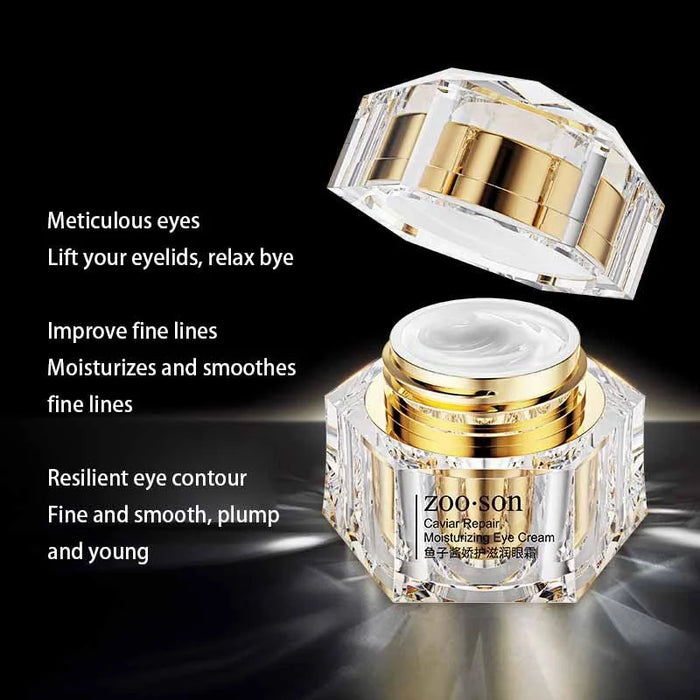 Caviar Eye Cream Firming Moisturizing Essence Remover Dark Circles Bags Unde Eye Against Puffiness Eye Care Anti Wrinkle Lifting