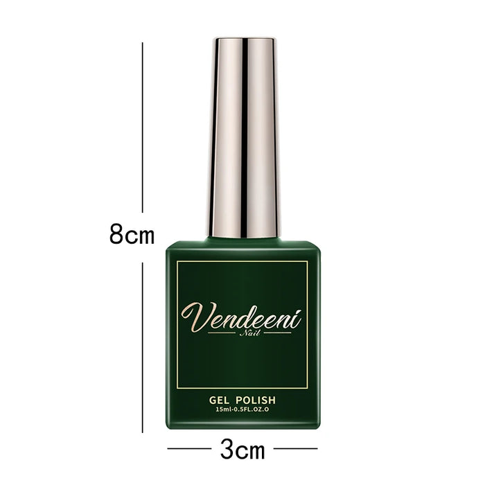 Vendeeni 15ml Diamond Top Coat For Gel Nail Polish Reinforce Long Lasting UV Soak Off Gel Varnish High Light Nail Art Primer Gel