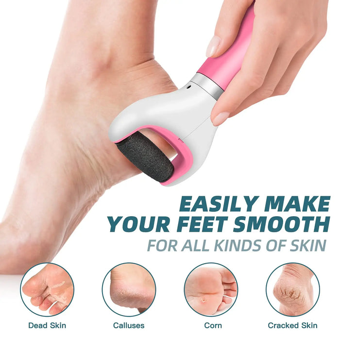 Foot Care Tool Electric Foot File Foot Callouses Dead Skin Remover Shaver Remove Dry Dead Hard Cracked Skin Safe and Painless