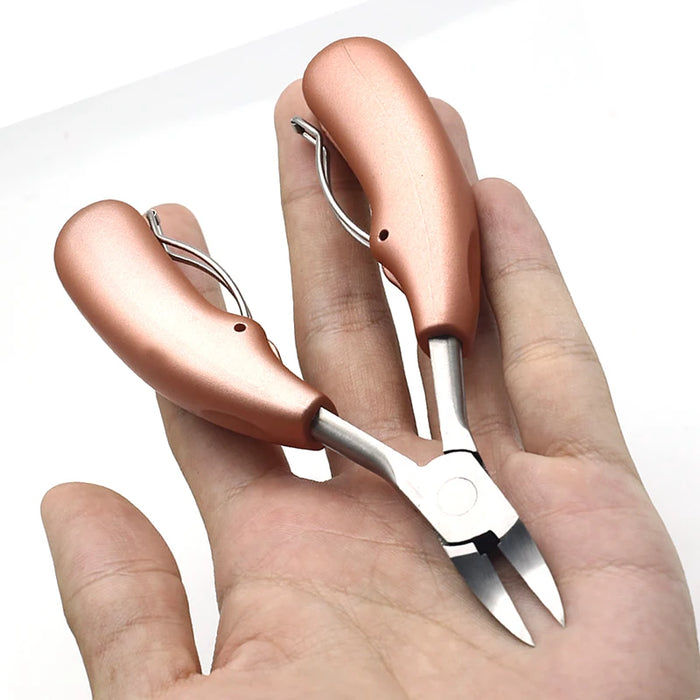 Nail Cuticle Nipper Scissors Stainless Steel Manicure Colorful Clipper Dead Skin Remover Pedicure Eagle Beak Pliers