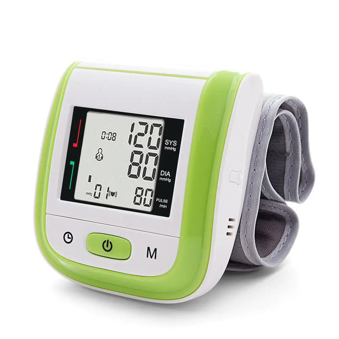 Yongrow Medical Digital Wrist Blood Pressure Monitor Heart Rate Pulse Meter Measure Sphygmomanometer PR