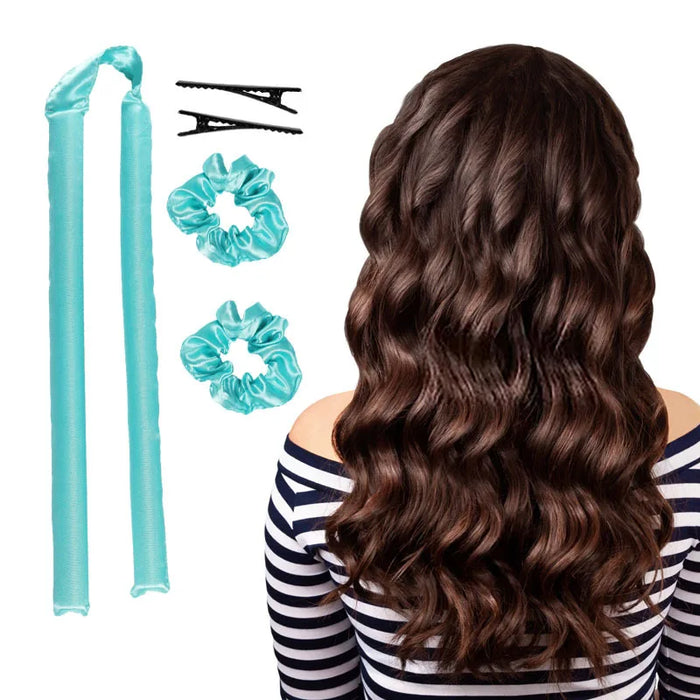 Lazy Heatless Curling Rod Headband Hair Rollers Wave Formers Wet Wavy Bundles No Heat Curls Hair Styling Tools Curl Bar бигуди