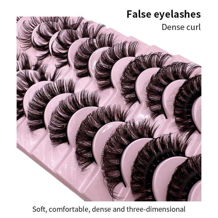 Russian Strip Lashes Makeup Lashes 25mm 3D Mink Volume Fluffy Natural False Eyelashes Thick Dramatic Mink Eyelashes Wholesale