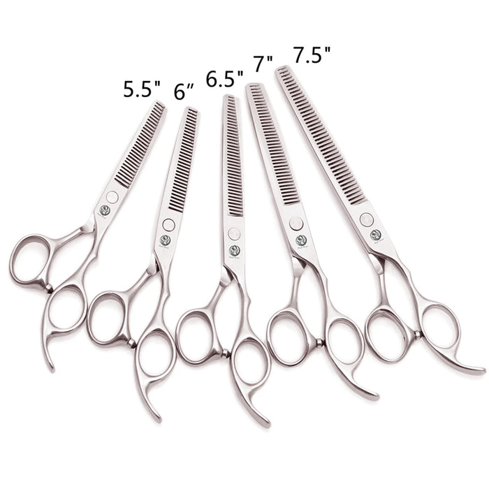 Barber Scissors 5" 5.5" 6" 6.5" 7" 7.5" 8" Japan Stainless Hairdressing Scissors Cutting Shears Hair Scissors Grooming Scissors