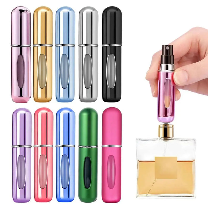 1Pcs 5/10ml Perfume Refill Bottle Portable Mini Atomizer Refillable Spray Women Dispenser Travel Size Cologne Sprayer