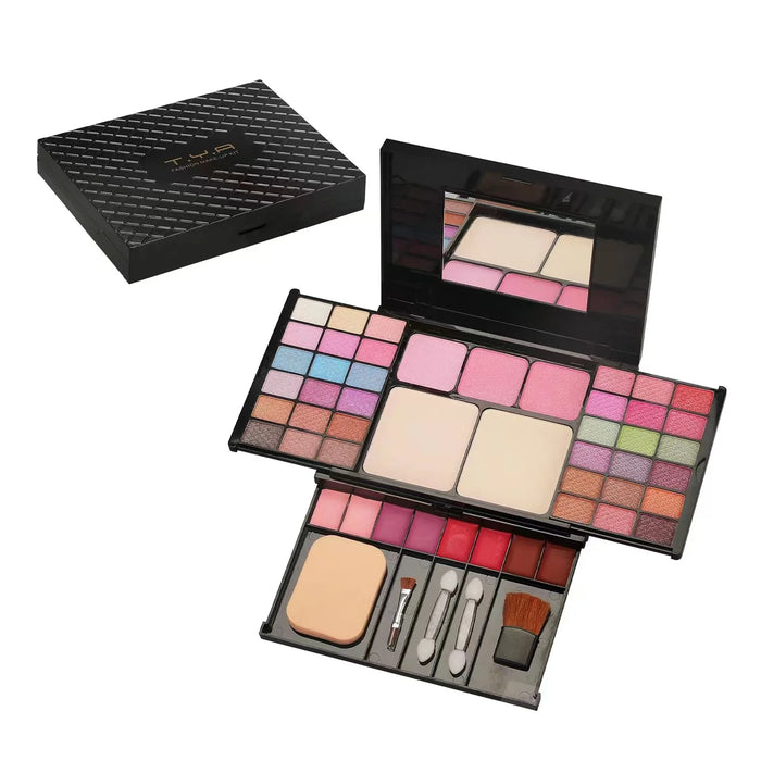 Fashion 49 Color Eyeshadow Palette Set Makeup Set Full Kit 36 Eye Shadow + 8 Lip Gloss +3 Blush +2 Power with Make Up Brush Puff