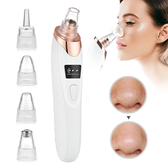 New Blackhead Remover Pore Vacuum Acne Cleaner Black Spots Removal Facial Deep Cleansing Pore Cleaner Machine Skin Care Tools