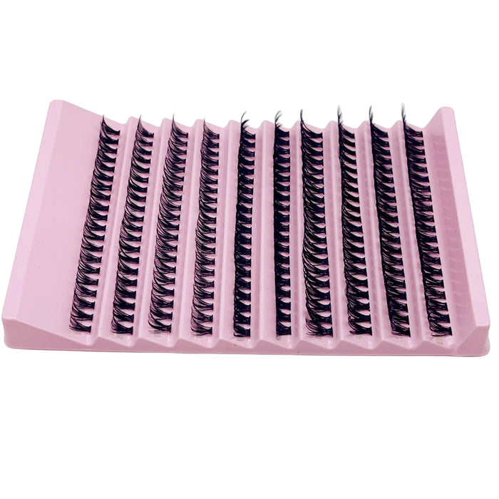 Individual Lashes 8-16mm 200pcs Cluster Lashes Natural Look Mixed Tray DIY Eyelash Extension Volume Lash Clusters Eyelashes Long