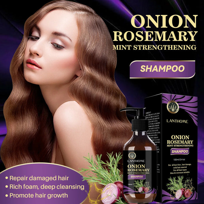 Hair Shampoo For Fast Hair Growth Rosemary Onion Hair Regrowth Shampoo Anti Hair Loss Effective Within 7 Day Hair Growth Product