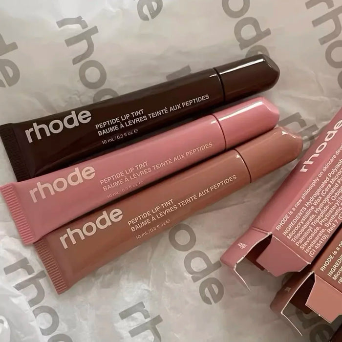 Rhode Lip Glosses Plump Moisturizing Lip Glaze Essence Gel Oil Long Lasting Nourishing Lipstick Care Products For Women and
girls. Made By Hailey Bieber.