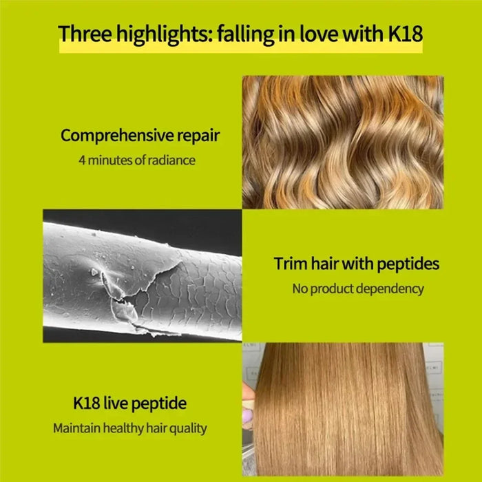 K18 Shampoo Leave-in Molecular Repair Hair Mask Damage Restore Soften Hair Deep Keratin Scalp Treatment Smooth Hair Care 250ml