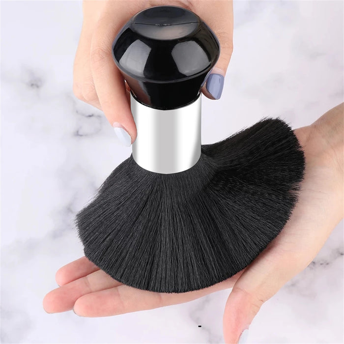 High Quality Black Cosmetic Hairdressing Sweeping Neck Hair Cleaning Duster Hair Cutting Brush For Barbershop Hair Cut Brush