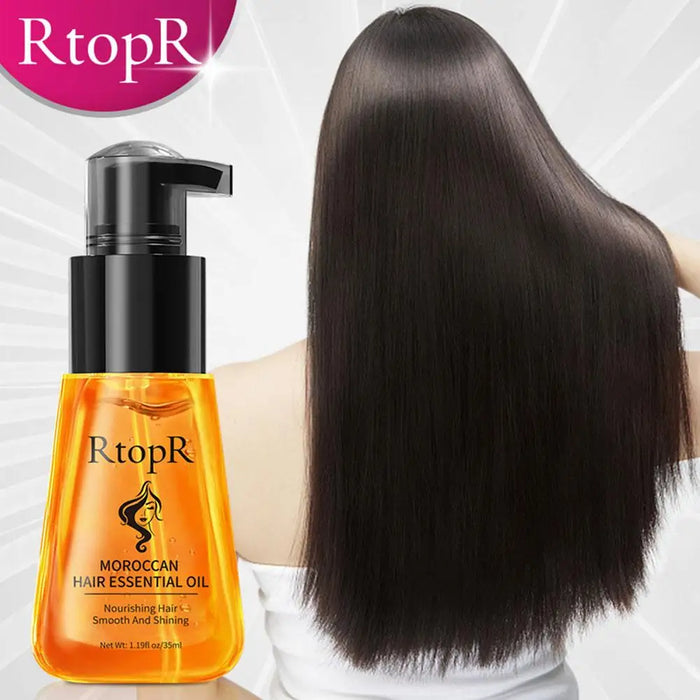 2X Morocco Argan Hair oil Care Essence Nourishing Repair Damaged Improve Split Hair Rough Remove Greasy Treatment Hair Care 35ML