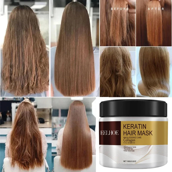 Natural Repair professional Magical Hair Mask Prevent Dryness Split Ends Repair Damage Frizz Tangles 5 Seconds Soft Smooth Care