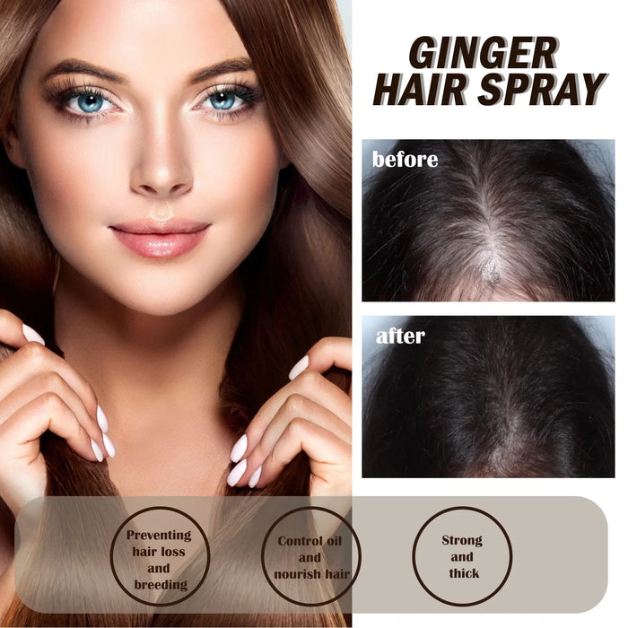 Fast Hair Growth Spray Products Anti Hair Loss Serum Prevent Baldness Treatment Scalp Dry Damaged Essential Oil Hair Beauty