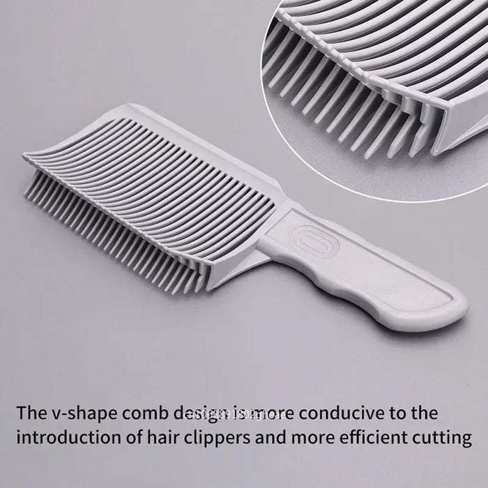 Barber Fade Combs Hair Cutting Tool For Gradient Hairstyle Comb Flat Top Hair Cutting Comb For Men Heat Resistant Fade Brush빗