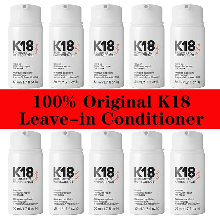 50ML K18 Original Leave-In Conditioner Scalp Damage Repair Care Repair Dry Split Ends Hair Keratin Hair Mask Hair Care Products