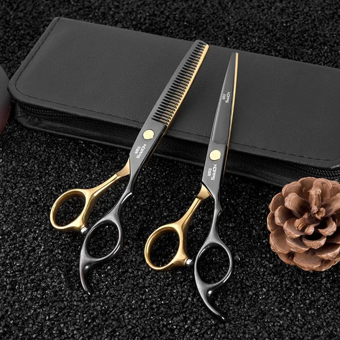 Hairdressing Scissors Set Hair Cutting Thinning Shears Set Professional Salon Stainless Steel Hair Scissors Hair Tools