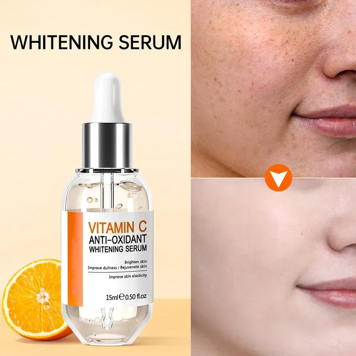 2024 Vitamin C Serum For Face Whitening Dark Spot Remover Hyaluronic Acid Facial Skin Care Beauty Korean Cosmetics Products