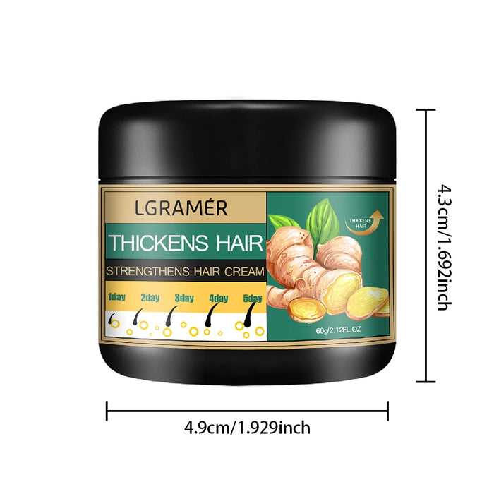 Hair Growth Products Ginger Regrowth Repair Cream Prevent Hair Loss Baldness Treatment Dense Hairs Beauty Hair Care Men Women