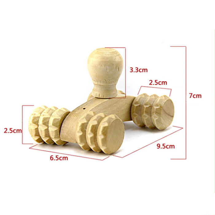 Wooden Foot Massager Roller, Relax and Relieve Plantar Fasciitis, Heel, Arch Pain. Stress Relief Tool, Relaxation Practical Gift