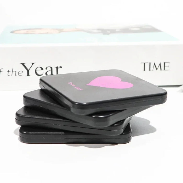 Foldable Makeup Mirror Mini Square Makeup Vanity Mirror Portable Hand Mirrors Double-side Compact Mirror Pocket Cosmetic Mirrors