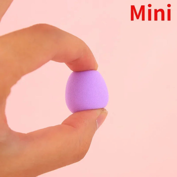 7/8Pcs Mini Beauty Puff Makeup Blender Cosmetic Puff Sponge for Foundation Cream Concealer Make Up Blender Tool with Storage Box