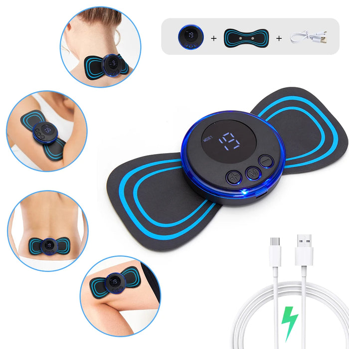 Electric EMS Foot Massager Pad Feet Acupoints Muscle Stimulation Improve Blood Circulation Relief Pain Relax Massage Mashine