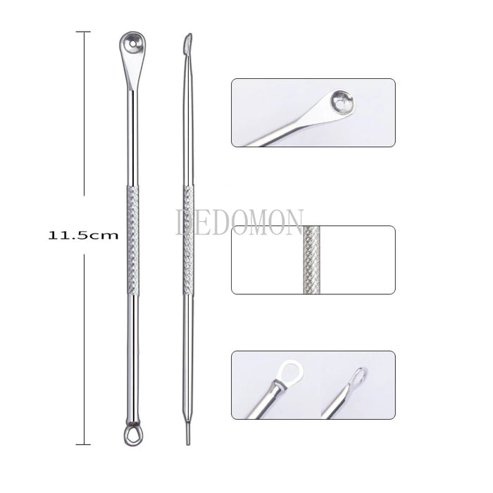 Professional Ultra-fine Acne Blackhead Removal Tweezers Beauty Salon Pimples Needles Deep Cleaner Clip Face Skin Care Tool