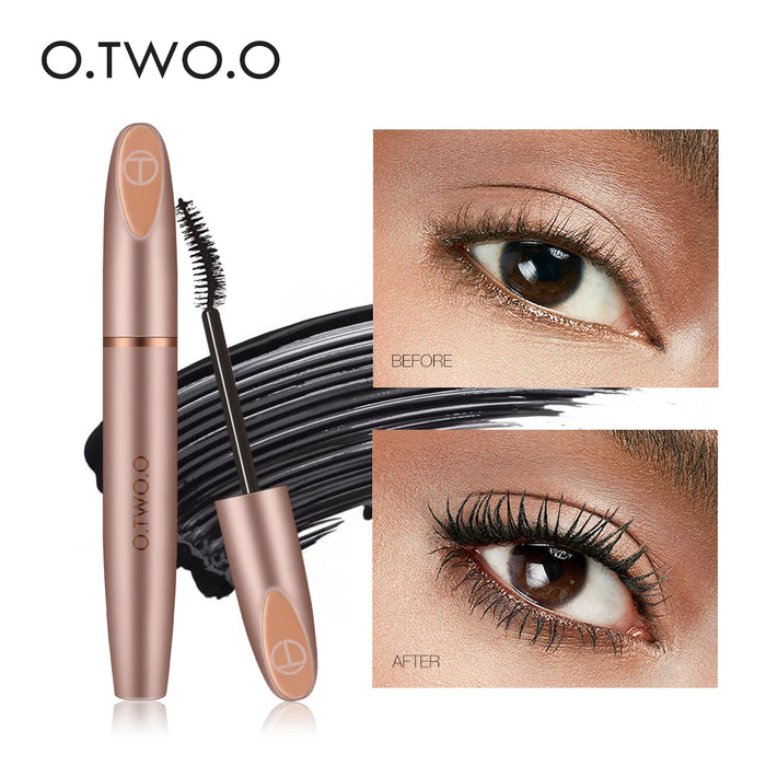 O.TWO.O 3pcs Eyes Makeup Kit Black Eyeliner Stamp Mascara Eyeborw Pencil Long-lasting Waterproof Cosmetic Set Make-up for Women