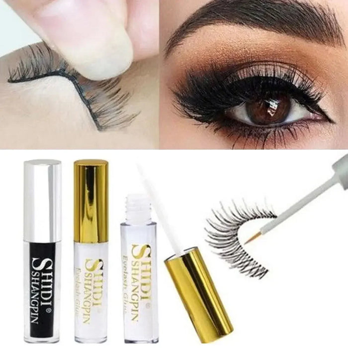 Clear Black Eyelash Glue Waterproof Fake Eyelash Extension Glue Self Adhesive Professional False Lash Multi-purpose Makeup Glue